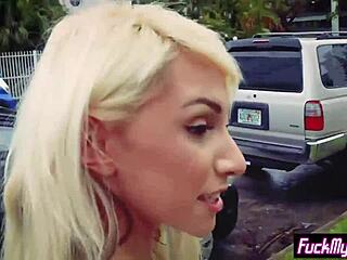 petite brunette teens share best friend's monster cock in foursome