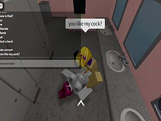 brazilian babe gets fucked hard by gringo during roblox play
