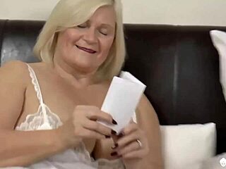 Mature Chubby Lacey Starr Licks Zara DuRose's Pussy in Bisexual Bed Play with Big Tits