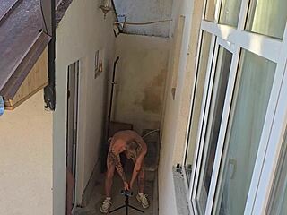 Backstage Guy Jerks Monster Cock Before Deepthroat Anal Fuck